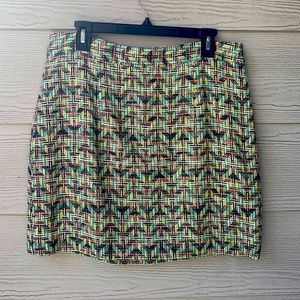 New Kate Spade Tweed Mini Skirt!  Stunning for Spring! Fully Lined. Size 14